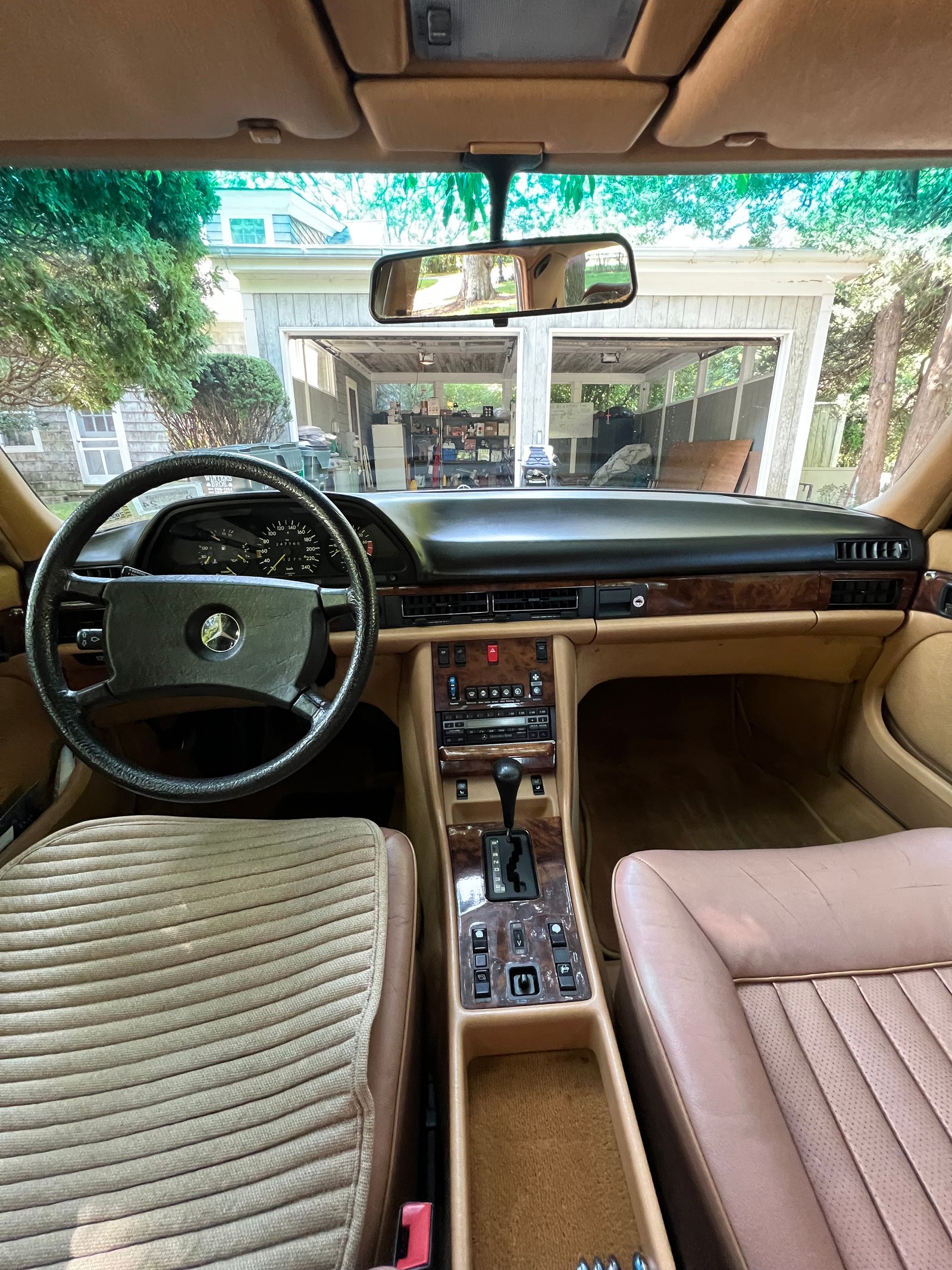 Detailed Mercedes interior